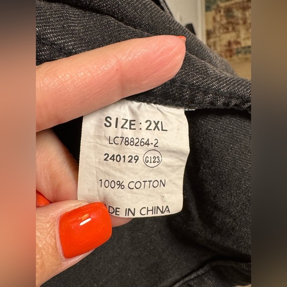 Luvamia Charcoal Denim Jacket - Picture 6 of 7